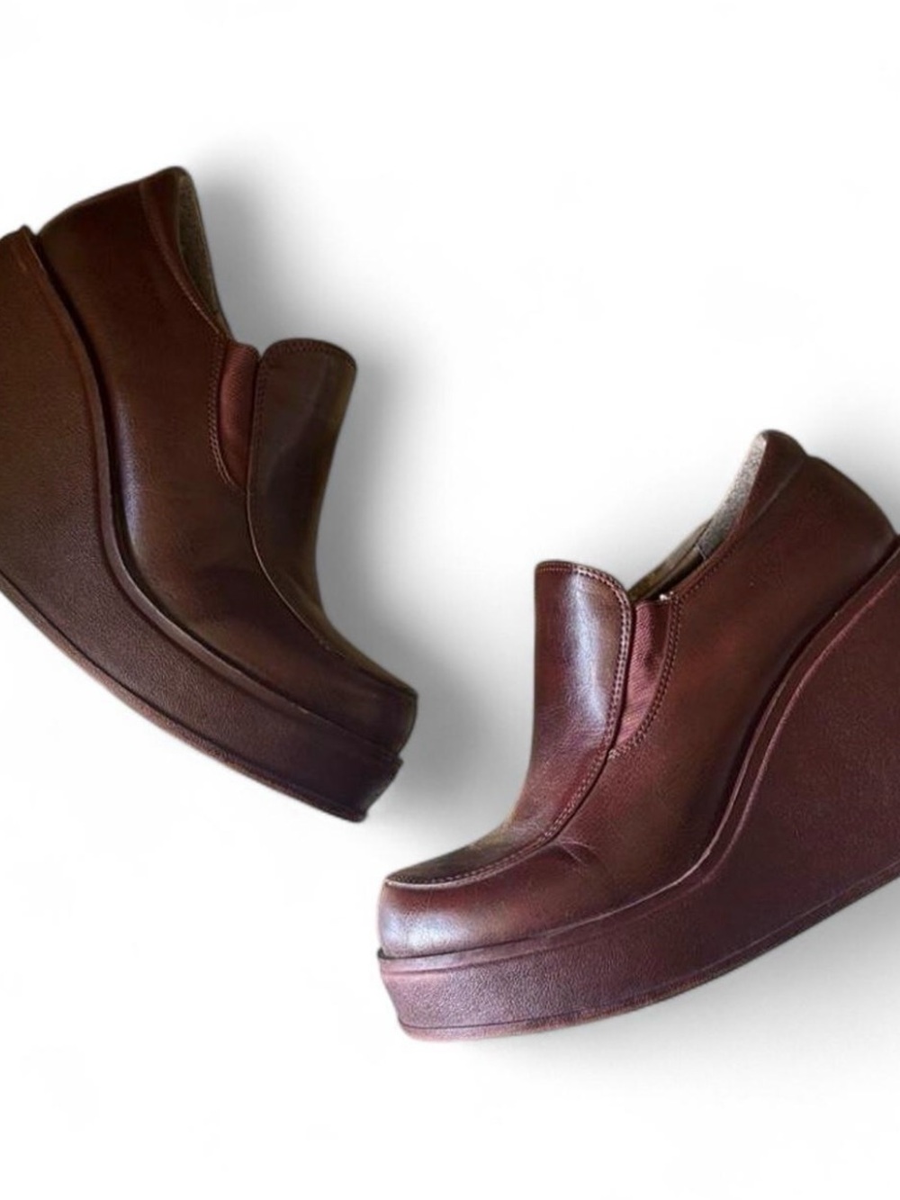 90s Brown BONGO Platform Loafers - Picture 7 of 7